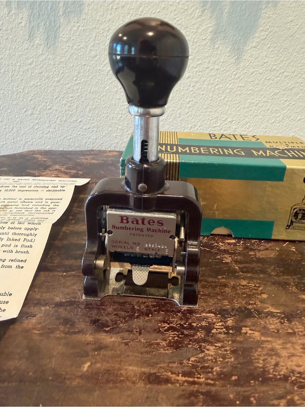 Numbering Machine Box - Picture 9 of 12